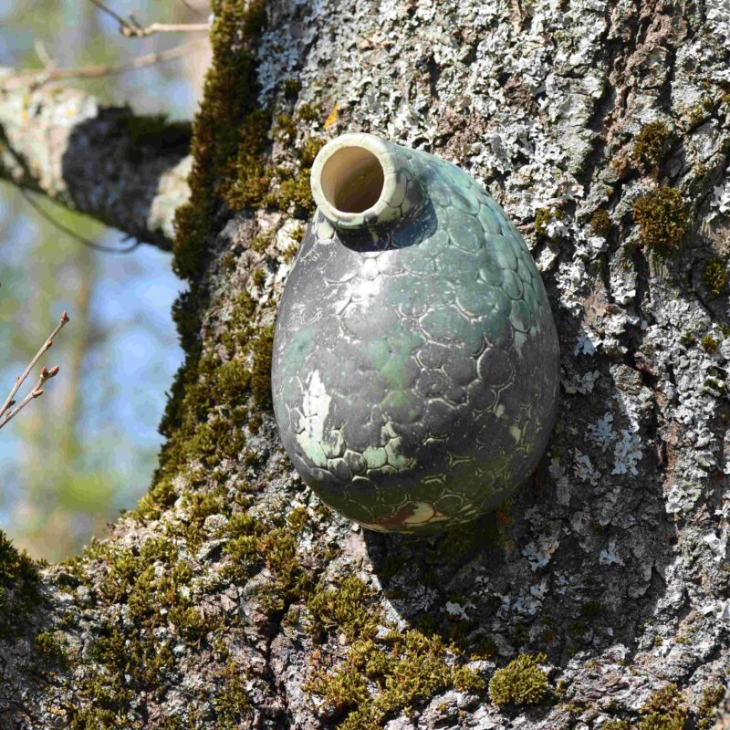 Keraamiline linnupesa 3,5 cm lennuavaga